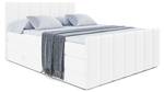 Boxspringbett MOETI-Z KING Hochglanz Weiß - Breite: 200 cm