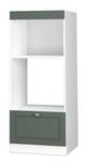 Armoire micro-ondes Fame-Line 38531 Vert foncé - Blanc