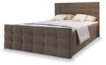 Boxspringbett AMON Braun - Breite: 180 cm