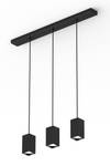 Suspension Cube Linear H10 X3 Noir