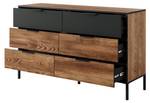 Kommode MILTON COD138 6D Braun - Holzwerkstoff - Kunststoff - 138 x 82 x 40 cm