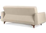 GUSTAVO Sofa 3-Sitzer Cremeweiß