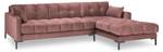 Ecksofa MAMAIA 5 Sitzplätze Pink