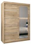 Armoire à portes coulissantes promo v2 Imitation chêne de Sonoma - Largeur : 150 cm - 2 porte