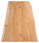 Tischplatte Baumkante CURT Beige - Massivholz - Holzart/Dekor - 60 x 3 x 100 cm