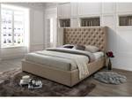 Cadre de lit MASSIMO Beige - 215 x 141 x 183 cm