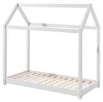 Lit de maison Cabane Toddler Blanc - 78 x 132 x 146 cm