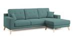 Danish Ecksofa Petrol