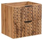 Schrank unter waschbecken DIAMOND CUW60 Beige - Holzwerkstoff - Kunststoff - 60 x 57 x 46 cm