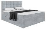 Boxspringbett Kai Hellgrau - 180 x 234 cm - H4