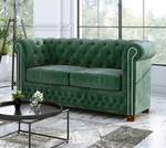 Ely 2-Sitzer Chesterfield Sofa Grün