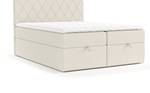 Boxspringbett Elodie Beige - Breite: 140 cm - H4