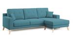 Danish Ecksofa Hellblau