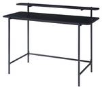 Bureau Samnanger Noir - Bois manufacturé - Métal - 120 x 88 x 55 cm