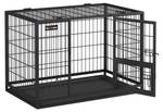 Tiertransportbox Dak Schwarz - Metall - 58 x 64 x 93 cm