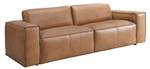 Couchgarnitur BERGONDI 2er-Set Braun - Echtleder - 99 x 76 x 235 cm