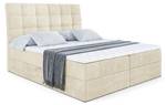 Boxspringbett BRUGO Beige - Breite: 180 cm - H4