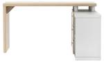 Schreibtisch ALDRIC Beige - Holzwerkstoff - 140 x 75 x 140 cm