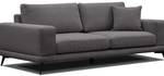 Sofa 3-Sitzer XL Mediolane Graphit