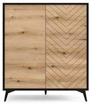 Sideboard DIAMOND SB104 2D Beige - Holzwerkstoff - Kunststoff - 104 x 119 x 39 cm