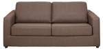 Schlafsofa DONETO Braun - Textil - 90 x 90 x 194 cm