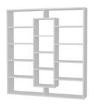 Bücherregal Ample Weiß Weiß - Holzwerkstoff - 125 x 135 x 22 cm