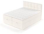 Boxspringbett Shay Creme - Breite: 140 cm