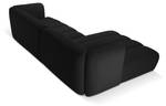 modulares Ecksofa HARRY 4 Sitzplätze Schwarz