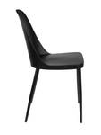 Lot de 2 chaises Pip Noir - Matière plastique - 54 x 85 x 46 cm