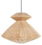 Lampe suspension KEDAYAN Noir - Bleu - Fibres naturelles - 49 x 139 x 49 cm