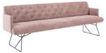 Esszimmerbank CHARME Pink - Breite: 186 cm