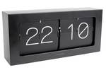 Horloge murale/de bureau Boxed Flip XL Noir