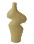 Vase Deko Organic Curves Braun