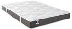 Matelas et sommier tapissier VICTOIRE Blanc - Bois manufacturé