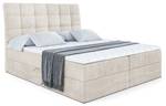 Boxspringbett BRUGO Ecru - Breite: 140 cm - H4