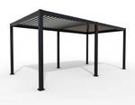 Weide Aluminium Pavillon anthr.3,6x5,3 M Grau - Metall - 530 x 250 x 360 cm