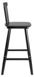 Tabouret de bar ATIA (lot de 2) Noir