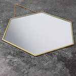 Spiegel Sechseck Gold Gold - Glas - 30 x 1 x 30 cm
