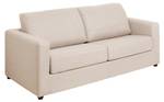 Canapé convertible DONETO Beige - Textile - 90 x 90 x 194 cm