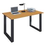 Schreibtisch Computertisch Lona U SW Braun - Holzwerkstoff - 1 x 76 x 1 cm