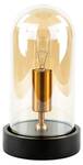 Lampe de chevet CEIN Noir - Bois manufacturé - 12 x 23 x 12 cm