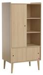 Schrank Retro Braun - Holzwerkstoff - 51 x 165 x 80 cm