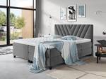 Boxspringbett Romantic Grau - Breite: 152 cm