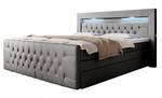 Boxspringbett Sonno Grau - Breite: 160 cm - H3