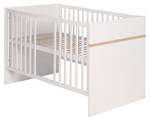 Set de chambre bébé Pia 3 pcs Blanc - Bois manufacturé