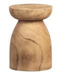 Table d'appoint Bink Marron - Bois/Imitation - En partie en bois massif - 28 x 40 x 28 cm