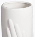 Vase Gesicht Weiß (12 x 11.5 x 30)