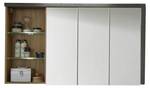 Spiegelschrank Bay Braun - Holz teilmassiv - 123 x 71 x 18 cm