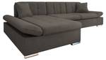 Ecksofa Montana Braun - Ecke davorstehend links