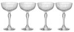 Cocktail Glas America 20's 4er Set Glas - 2 x 16 x 10 cm